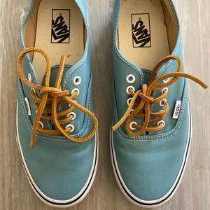 Vans with boat shoe laces